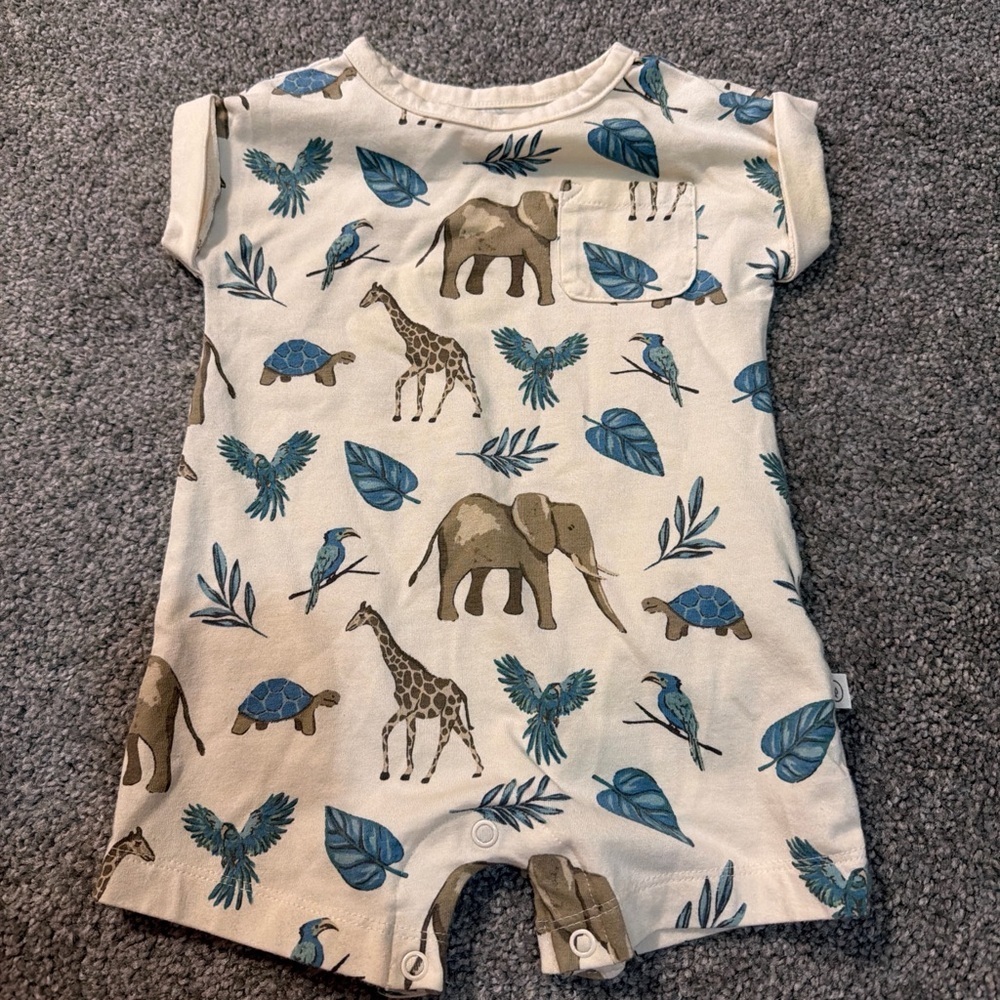 Animal Print Kids One Piece